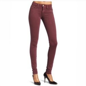 Joes jeans size 28 “the skinny” burgundy jeans
